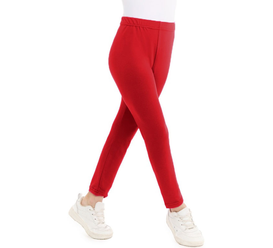 Leggins rojo para niña