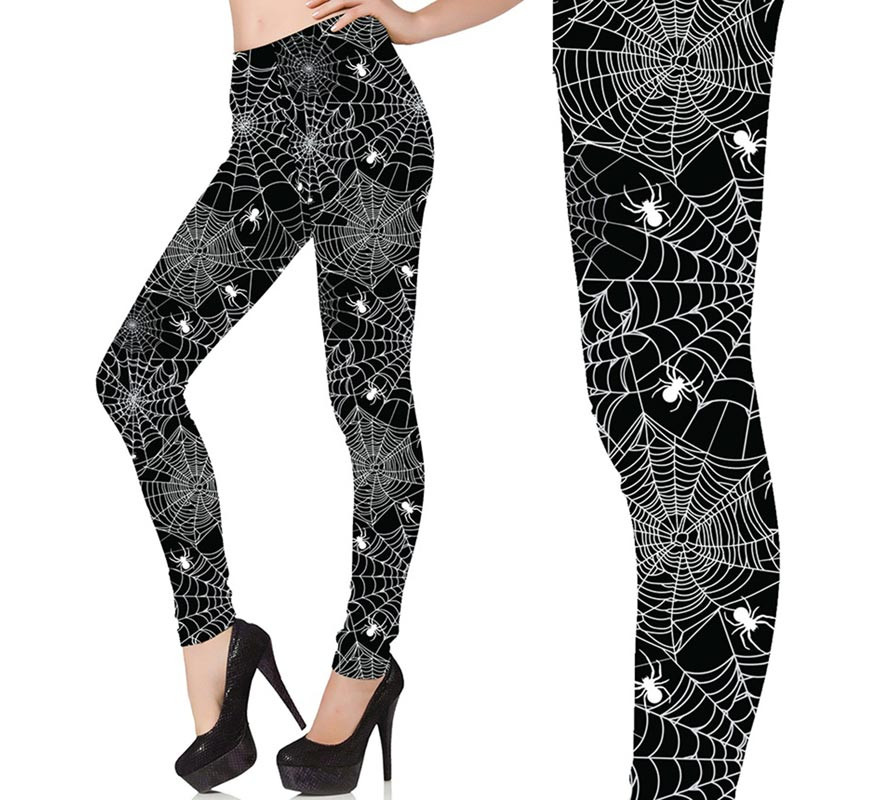 Spider Web Leggings for Women