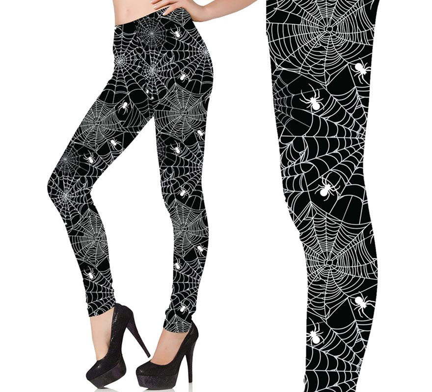 Spider Web Leggings for Women