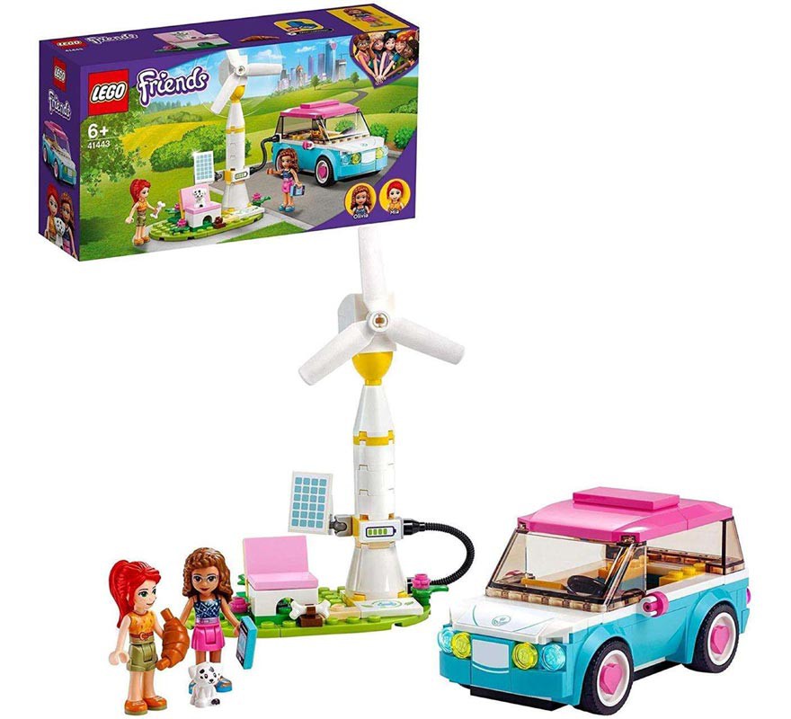 lego friends coche electrico
