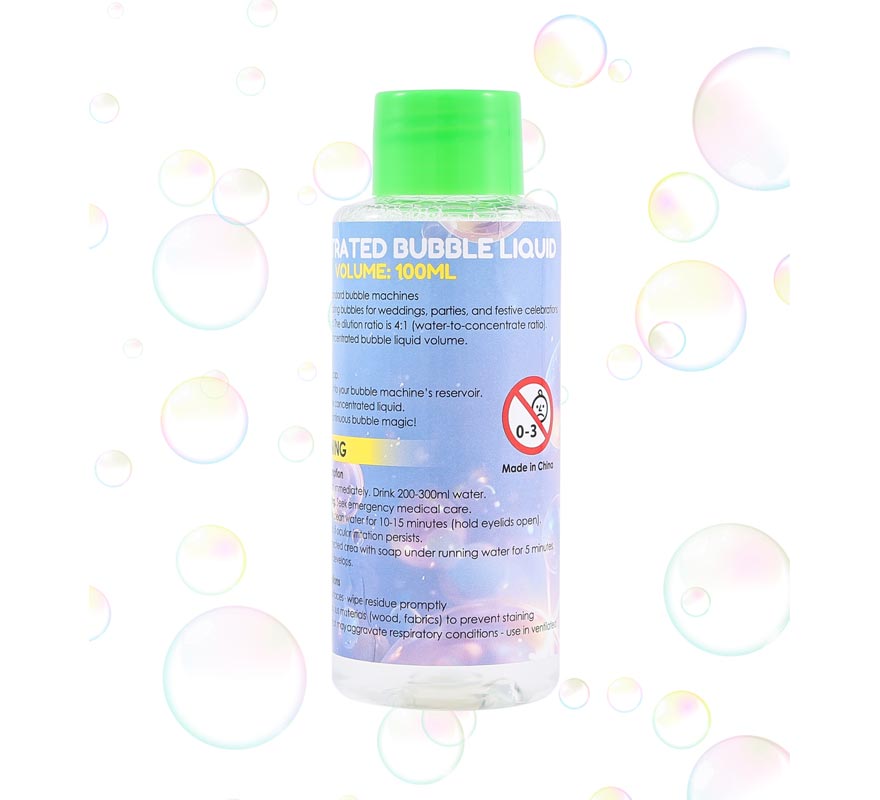 Concentrated Bubble Liquid 100 ml 1 Hour of Use