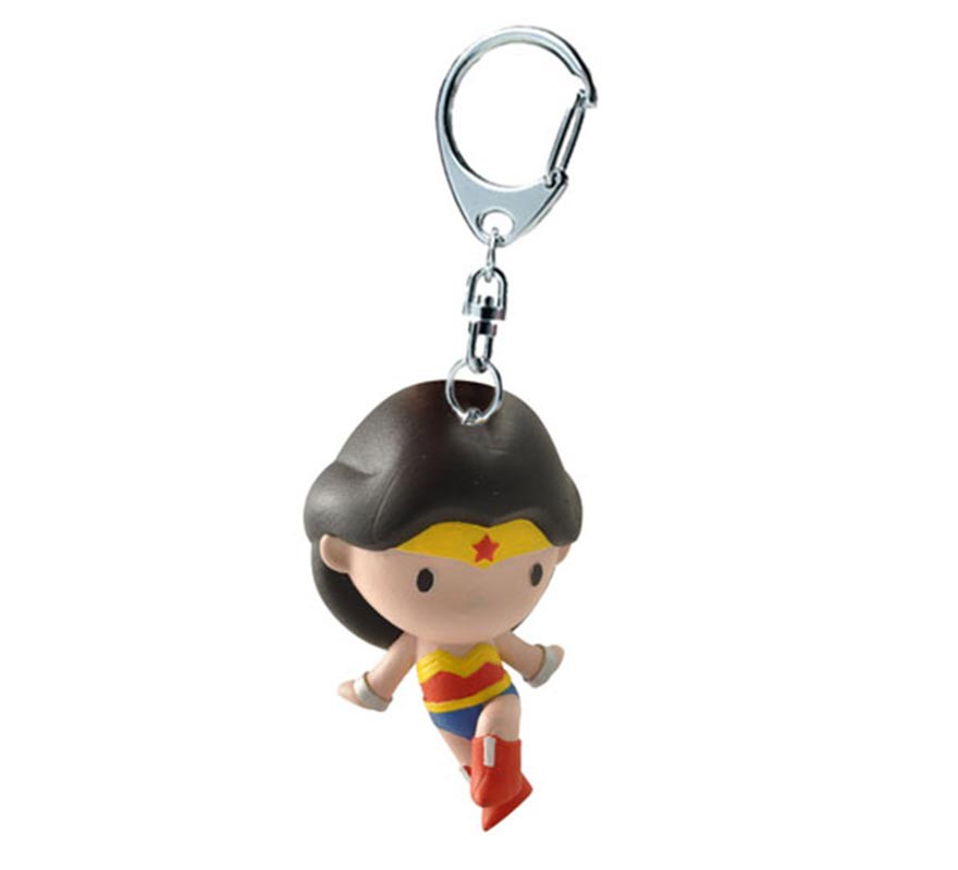 Chaveiro Chibi Mulher Maravilha de 7 cm