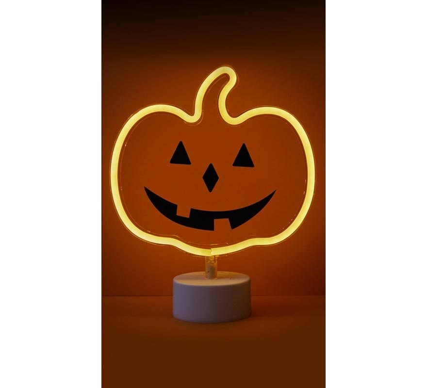 Pumpkin Neon Light with Stand 23x9x27 cm
