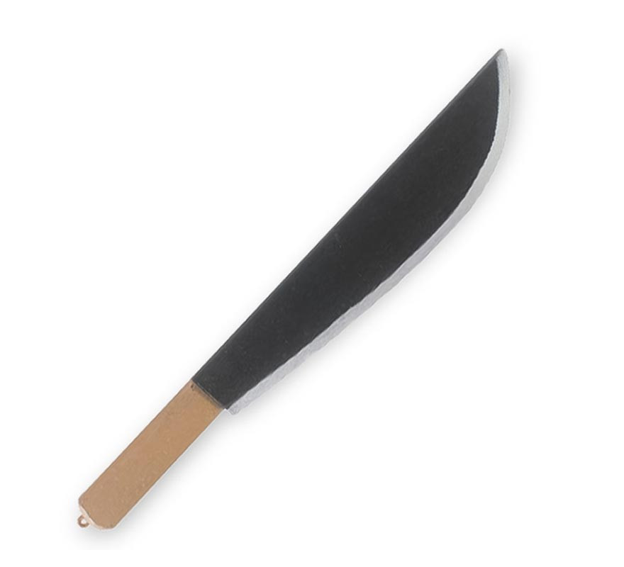 Machete with brown handle 8x54.5 cm