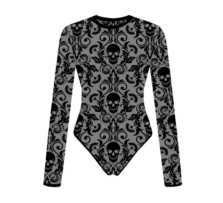 Women's Openwork Skull Jersey