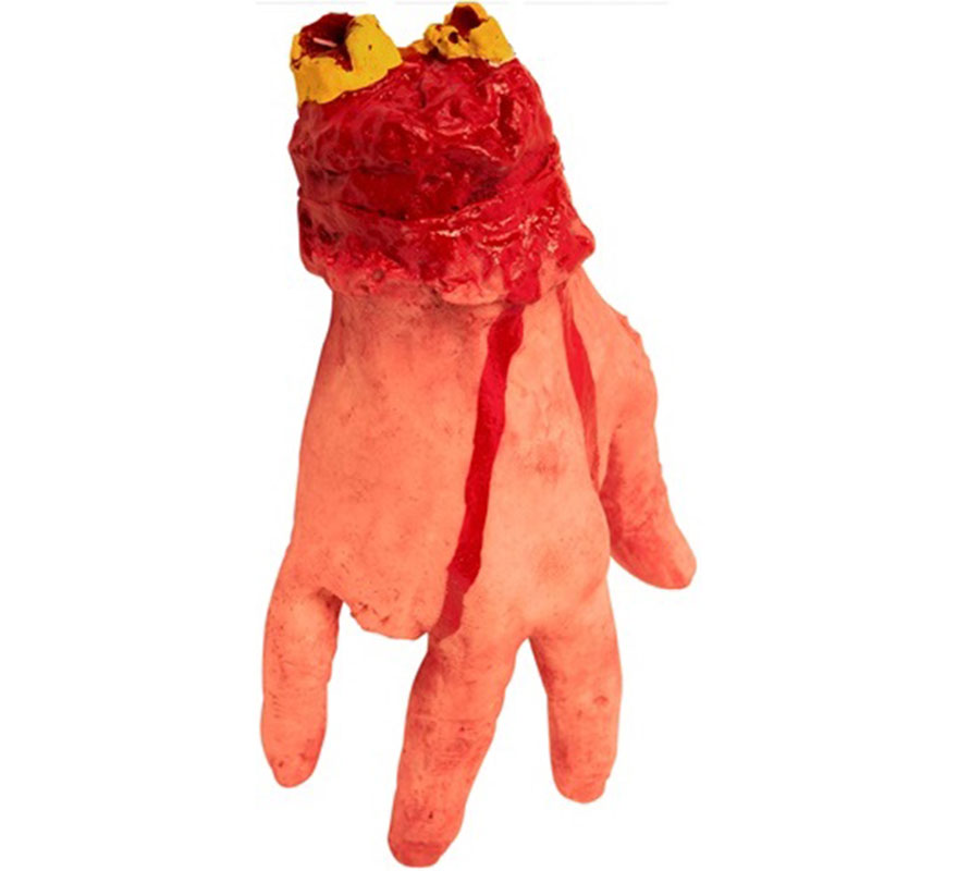 Amputated Hand without Finger with Blood
