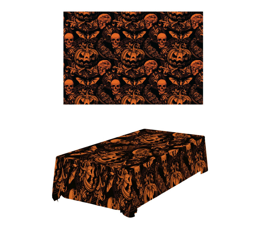 Gothic Pumpkin Tablecloth 137x274 cm