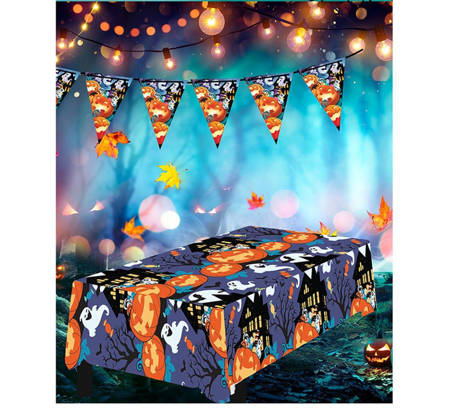 Pumpkins Tablecloth 137x274 cm