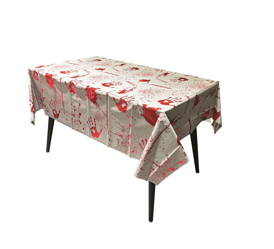 Fake Blood Hand Tablecloth 137x183cm