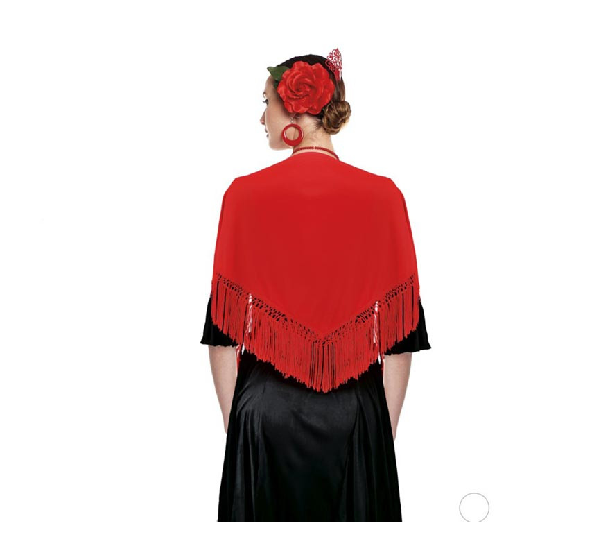 Sevillana or Chulapa shawl of 120x45 cm in various colors