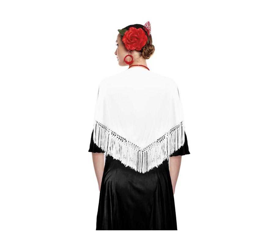 Sevillana or Chulapa shawl of 120x45 cm in various colors