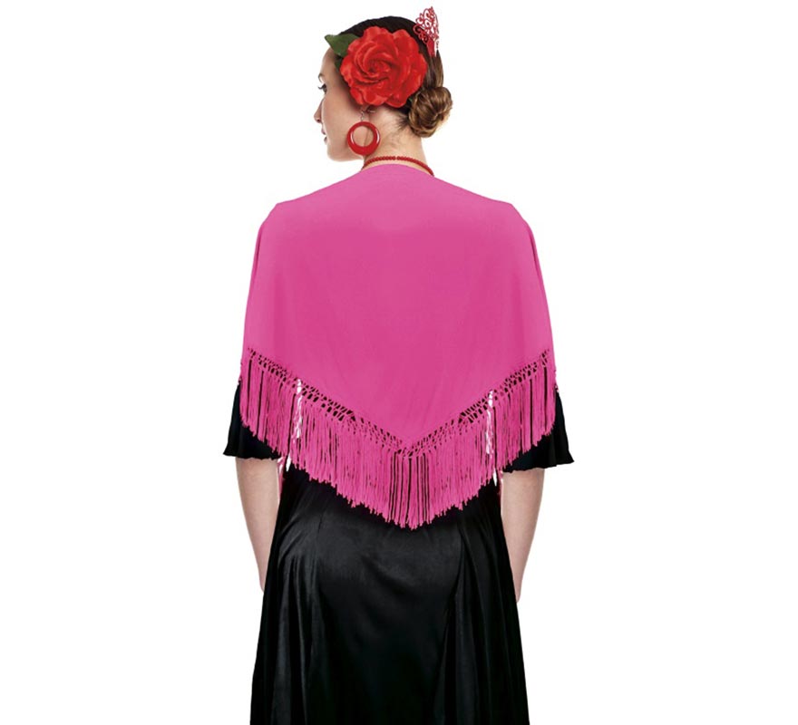 Sevillana or Chulapa shawl of 120x45 cm in various colors