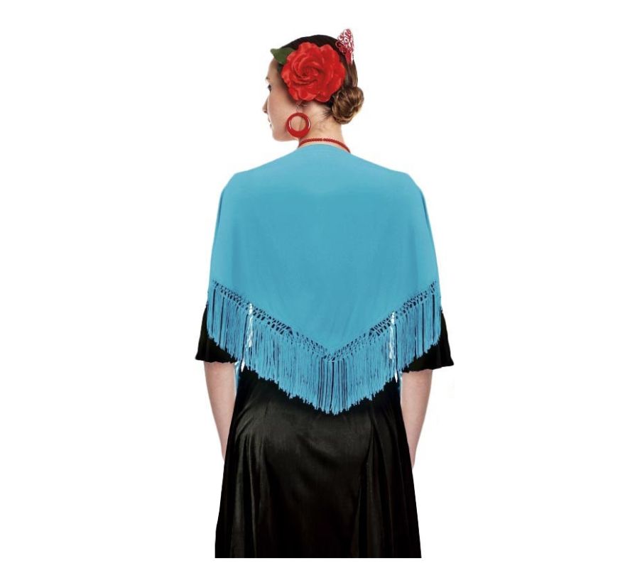 Sevillana or Chulapa shawl of 120x45 cm in various colors