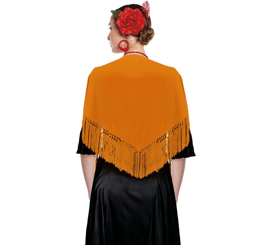 Sevillana or Chulapa shawl of 120x45 cm in various colors