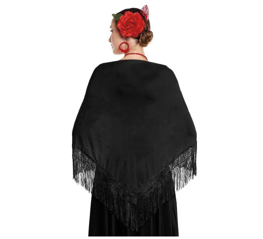 Sevillana or Chulapa shawl of 150x60 cm in various colors