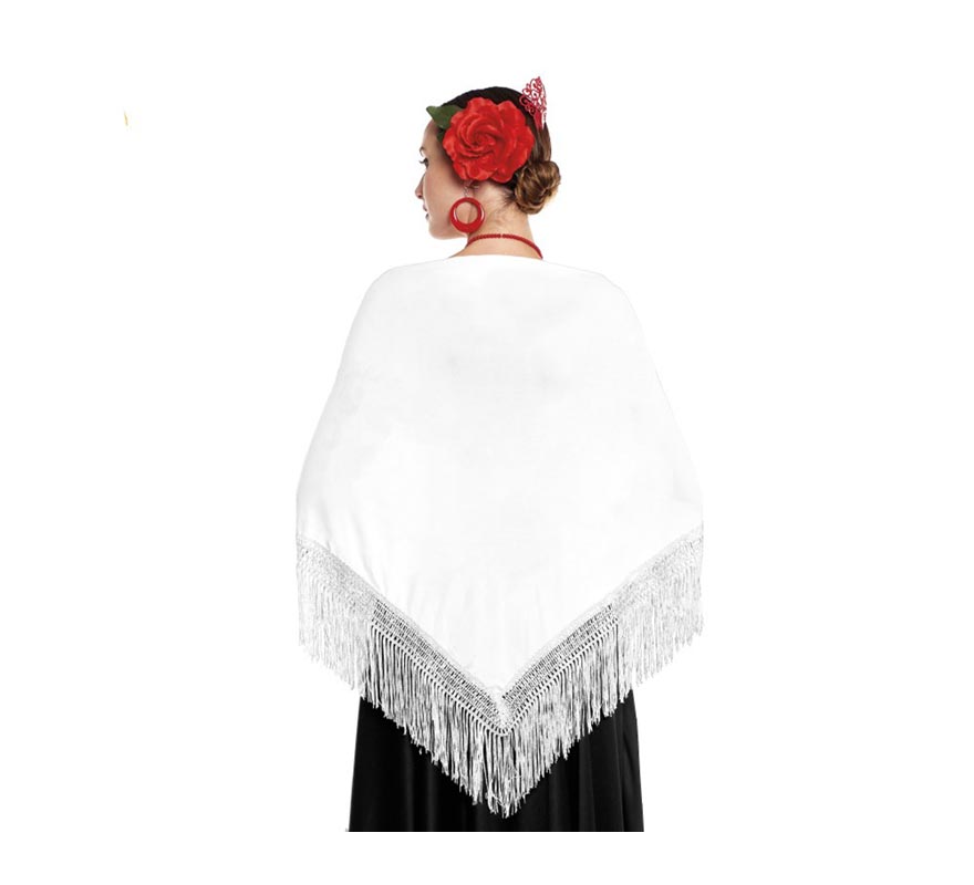 Sevillana or Chulapa shawl of 150x60 cm in various colors