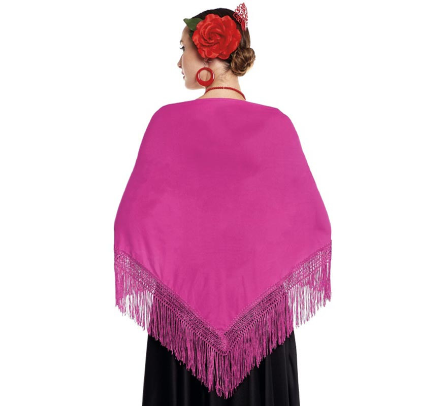 Sevillana or Chulapa shawl of 150x60 cm in various colors