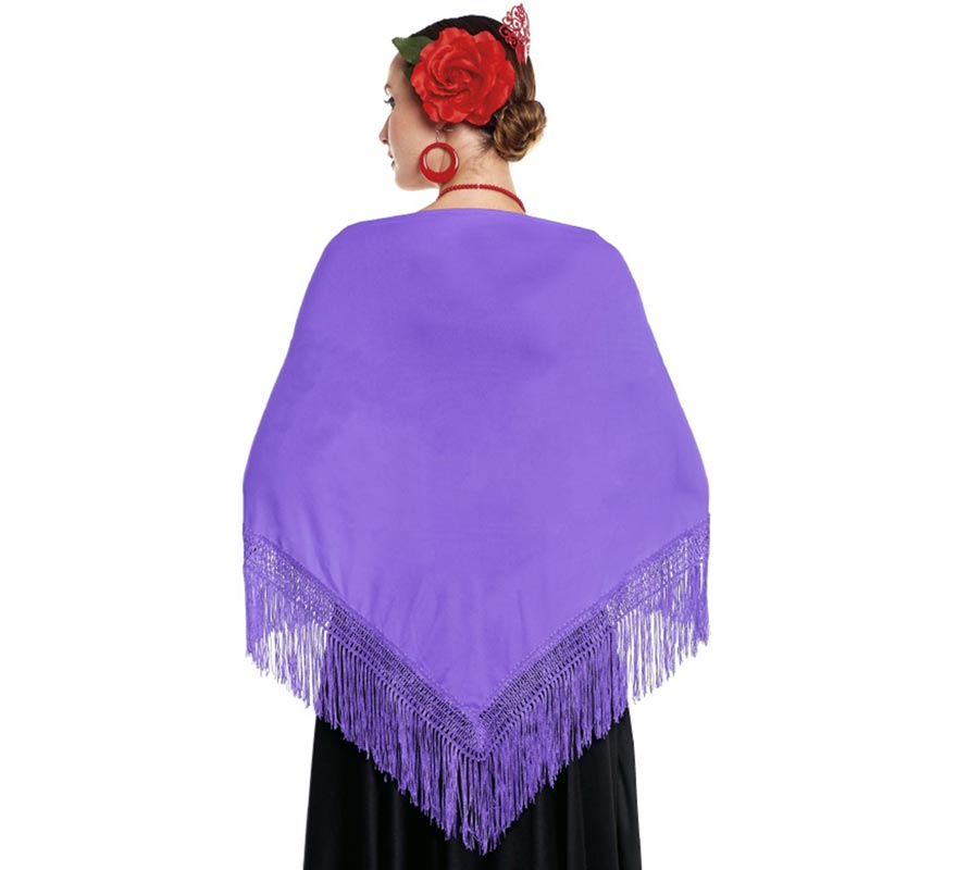 Sevillana or Chulapa shawl of 150x60 cm in various colors