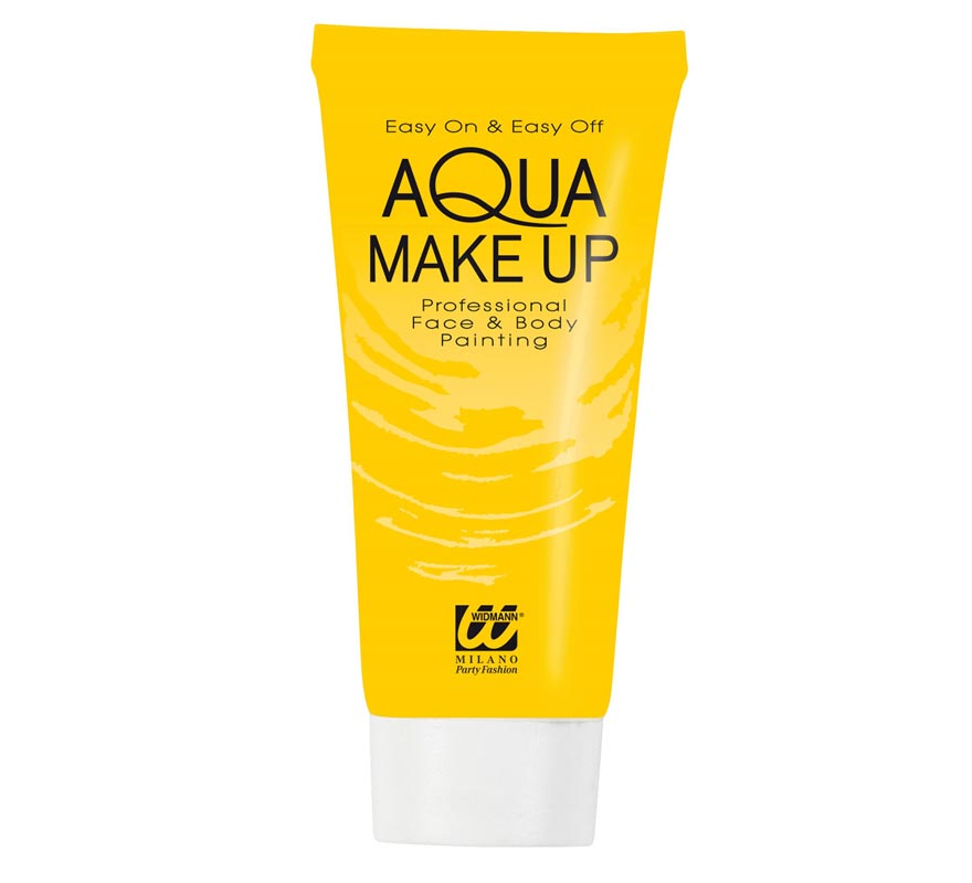 Maquillaje al Agua Amarillo en Tubo 30 ml