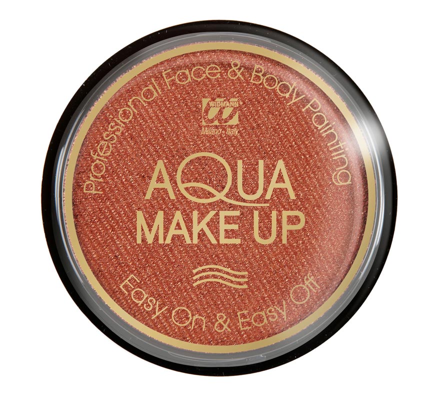 Maquillaje al Agua Metalizado Bronce 15 g