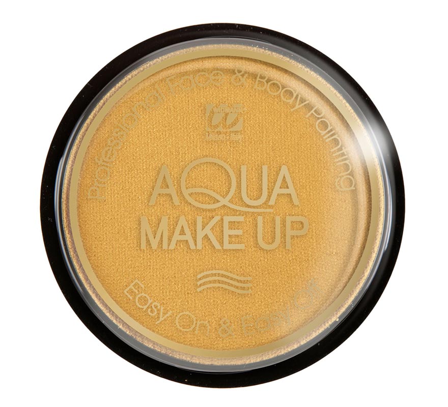 Maquillaje al Agua Metalizado Oro 15 g