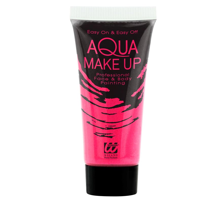 Maquillaje al Agua Rosa Neón en Tubo 30 ml