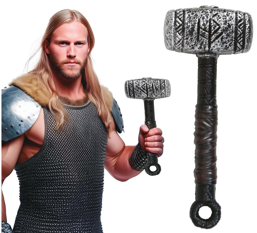 Martillo Medieval de 35 cm de Plástico de Juguete Martillo Medieval de 35 cm de Plástico de Juguete