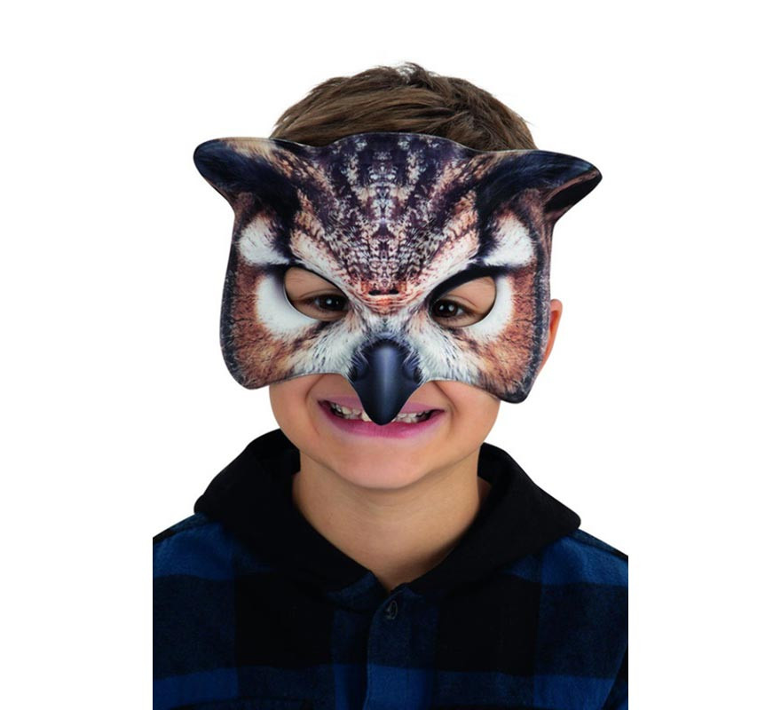 Masques de hibou pour enfants avec bandeau élastique, accessoires