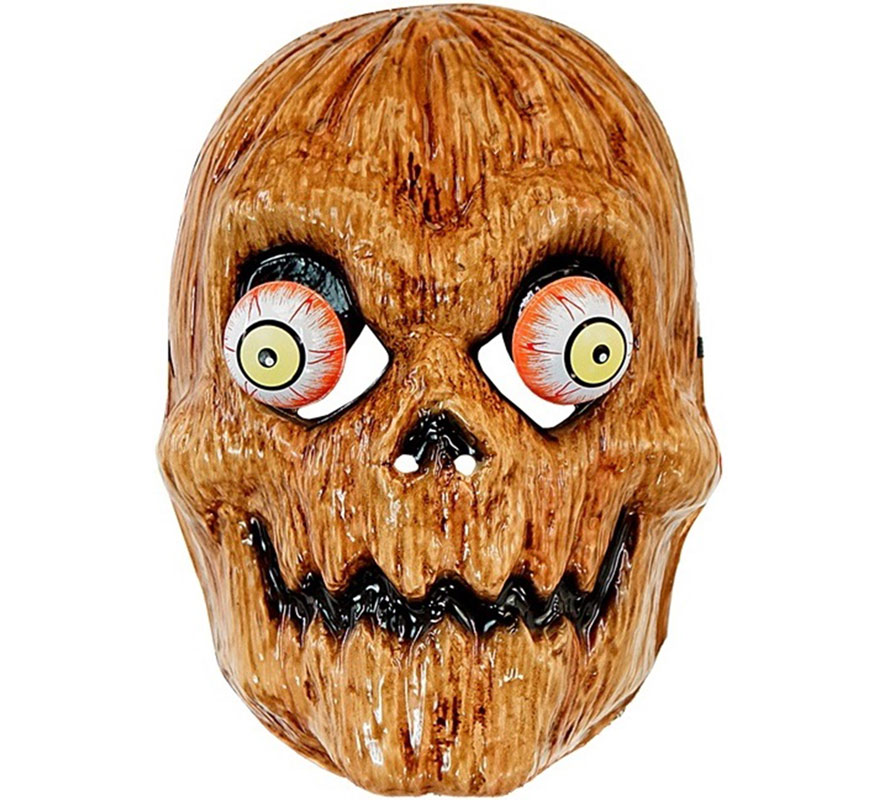 Scary Pumpkin Mask with Googly Eyes