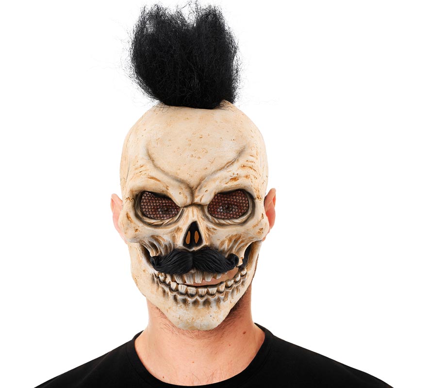 Máscara de caveira punk