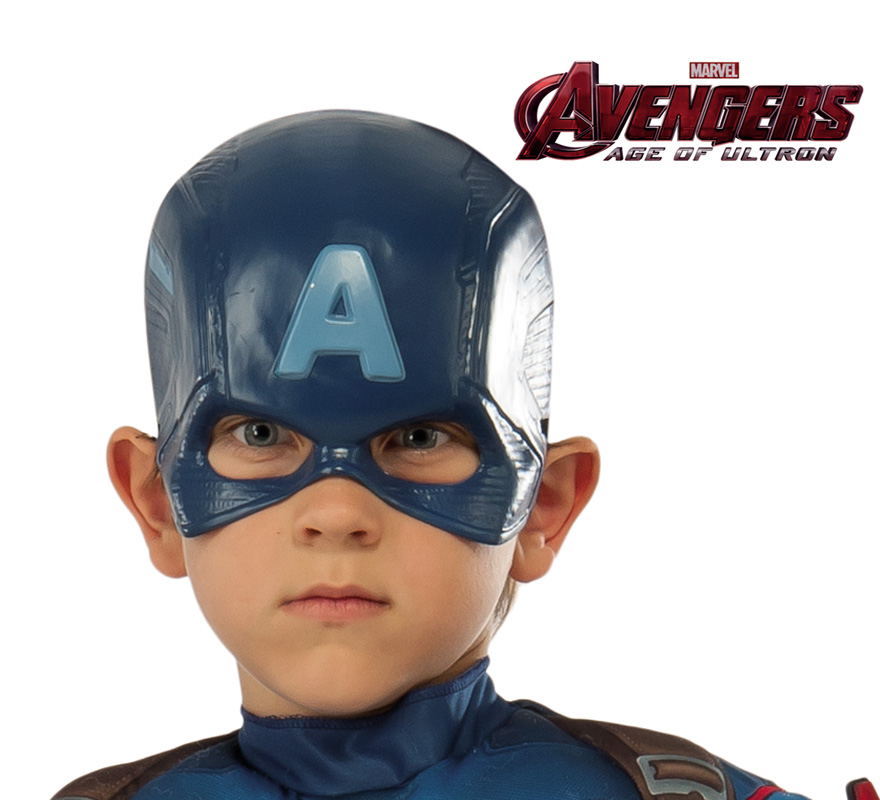 Máscara de Capitán América de Los Vengadores infantil