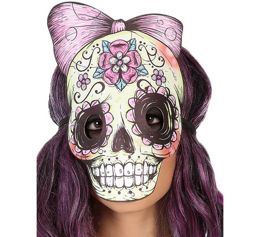 Catrina Mask with Bow