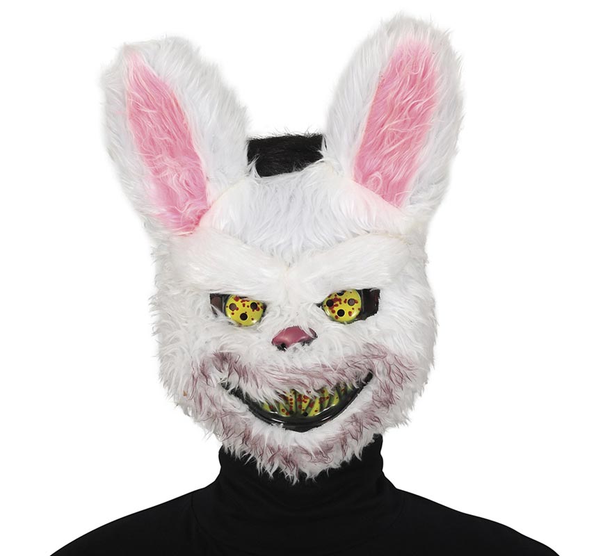 Horror Rabbit Mask with Hair Clip