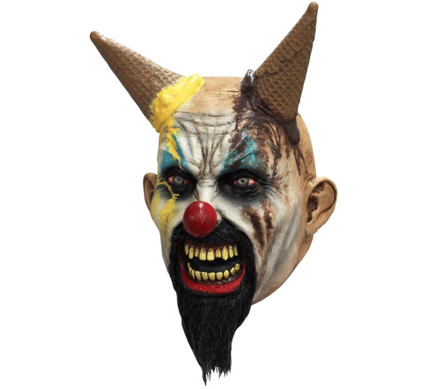 Máscara de Demonio Payaso Helado