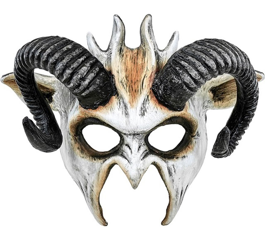 Máscara do Diabo Branco Commedia dell'Arte