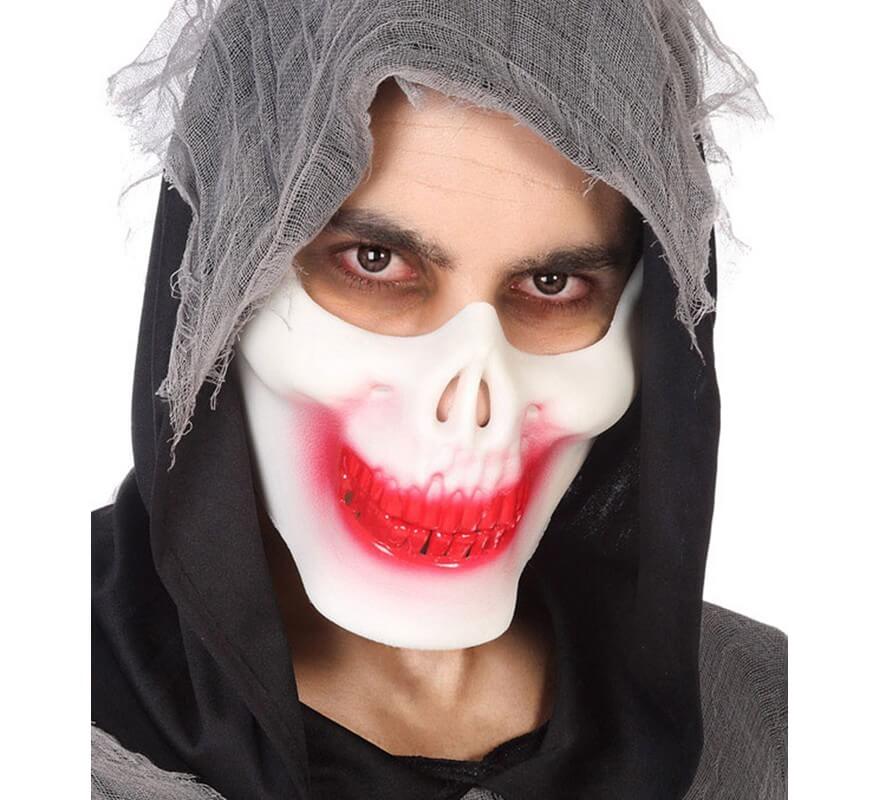 Skeleton Mask with Blood for adults