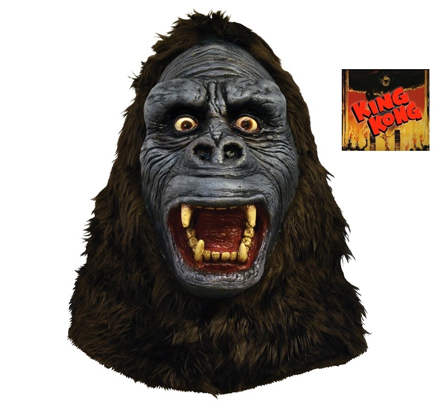 Máscara de gorila King Kong de 1933