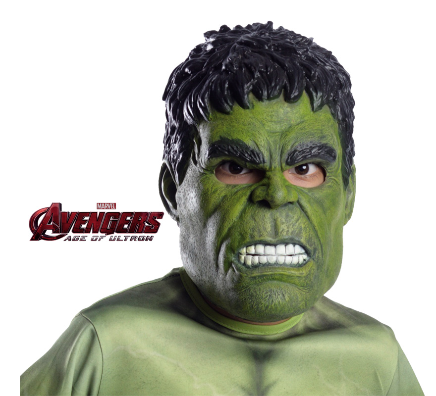 Máscara de Hulk de Los Vengadores infantil
