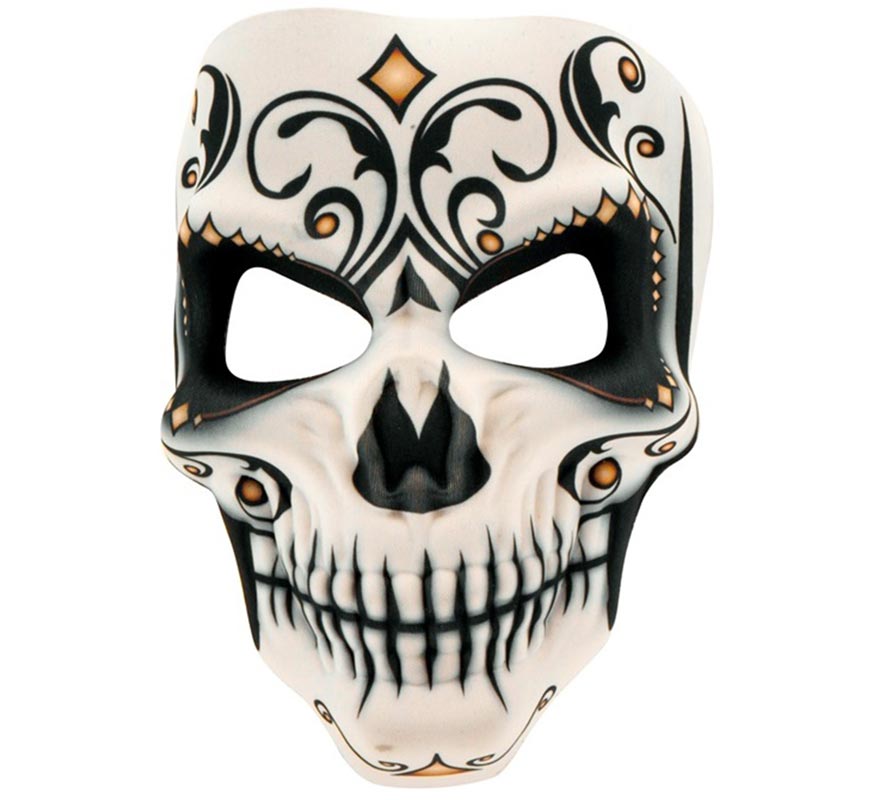 Máscara de Señor Calavera Día de Los Muertos
