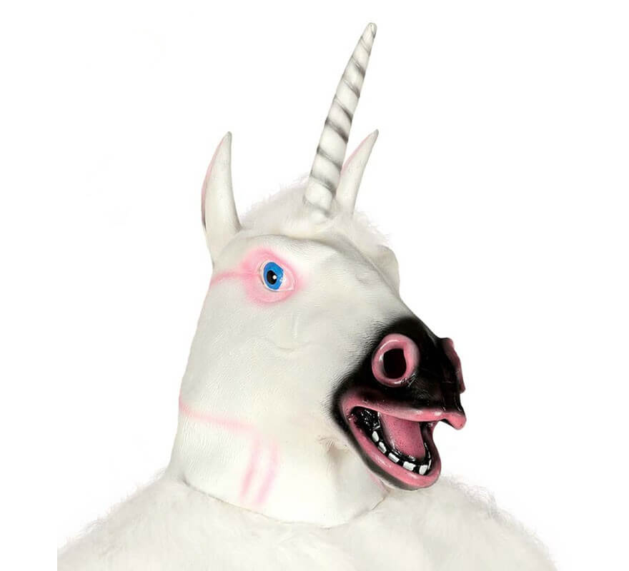 White Unicorn Mask