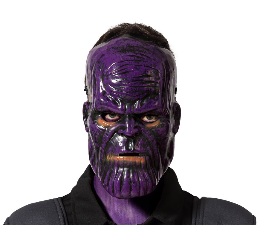 Purple Villain Mask 28X17 cm