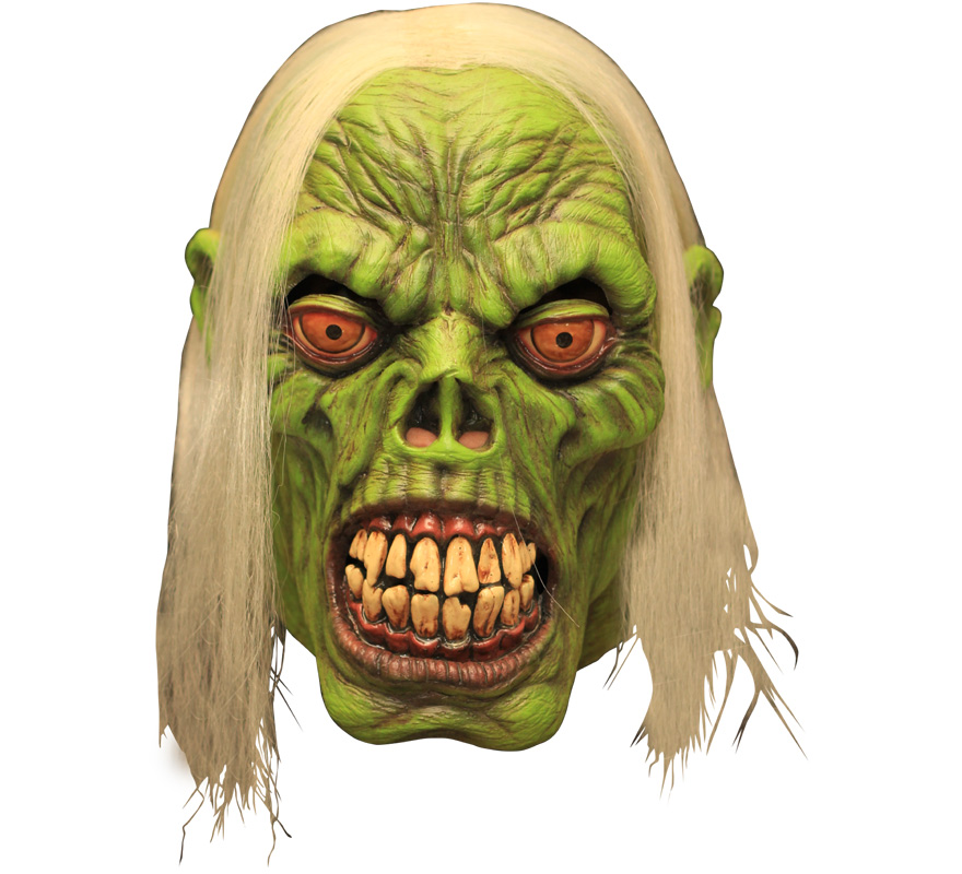 Máscara green zombie verde para Halloween