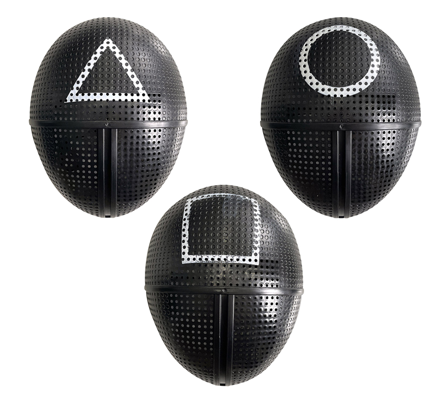 Máscaras de jogo variadas