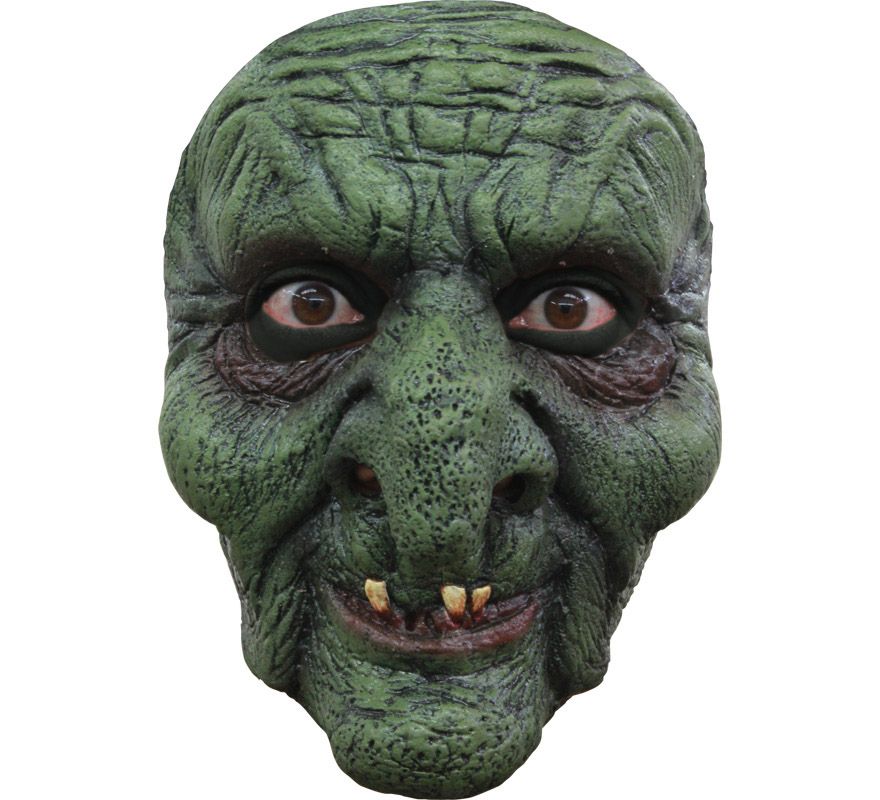 Máscara Witch Brujo Verde para Halloween