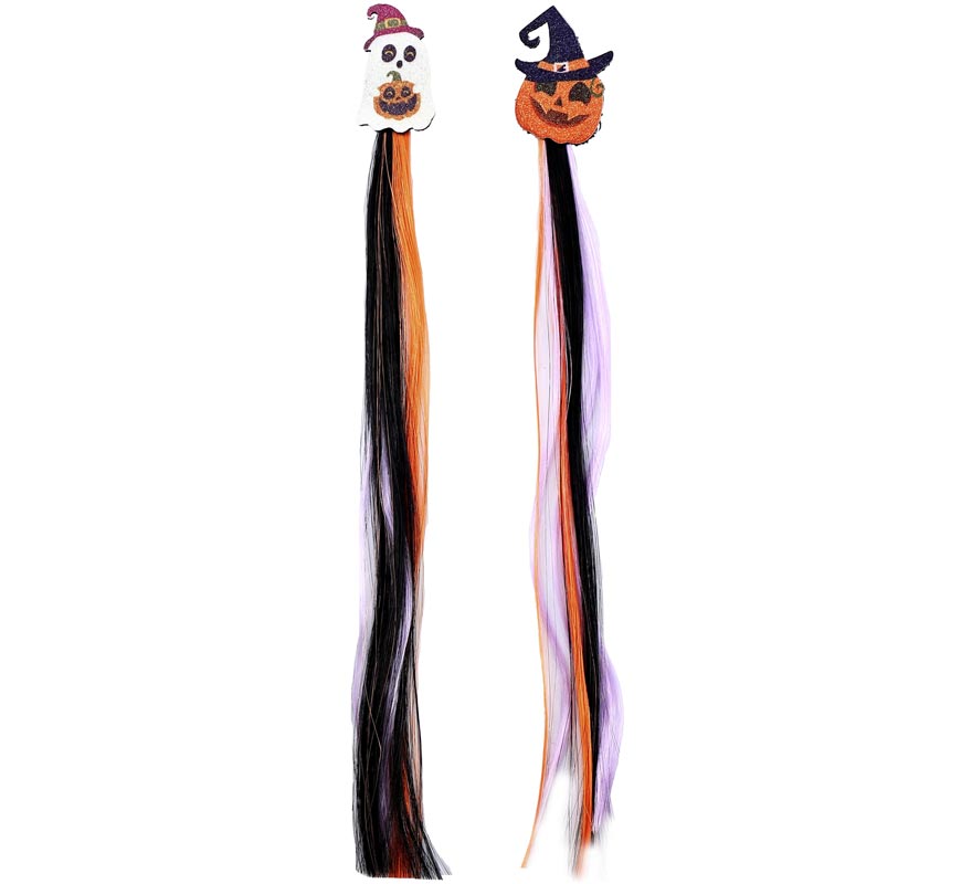 Lock of hair with hair clip, assorted models
