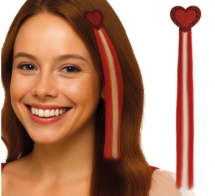 Mechón Corazón de 40 cm