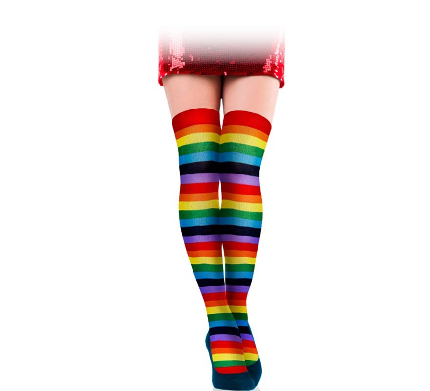 Calcetines largos multicolor