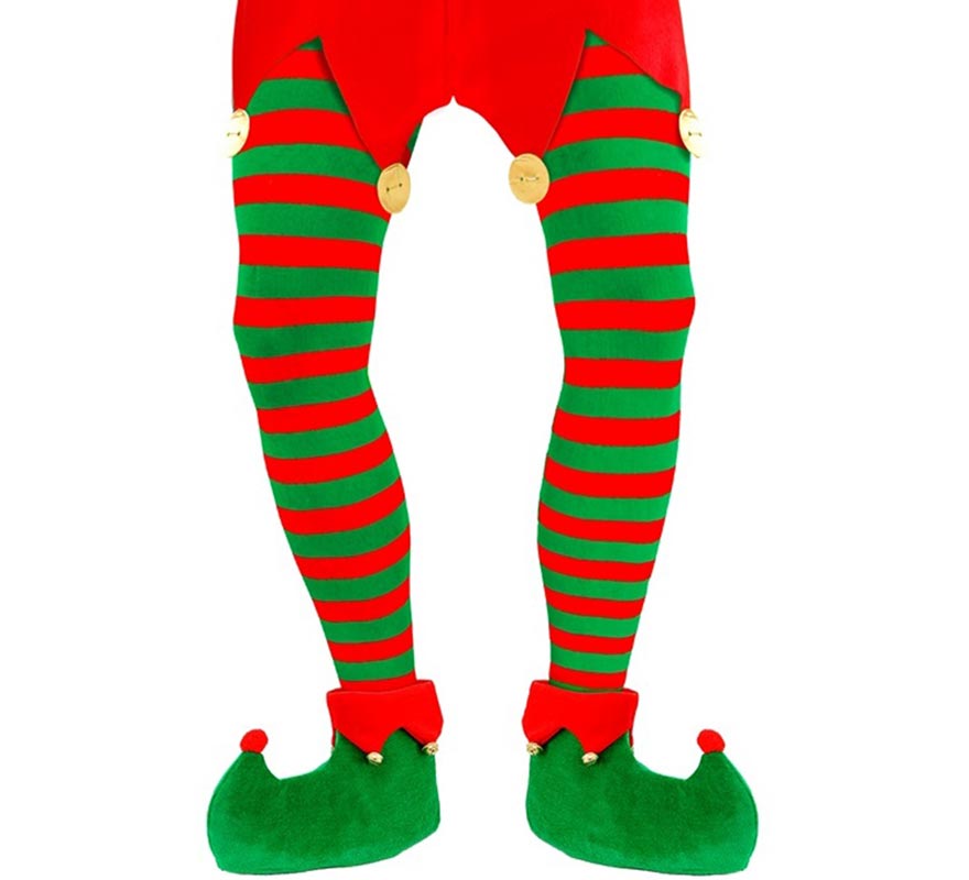 Medias a Rayas verdes y rojas para hombre