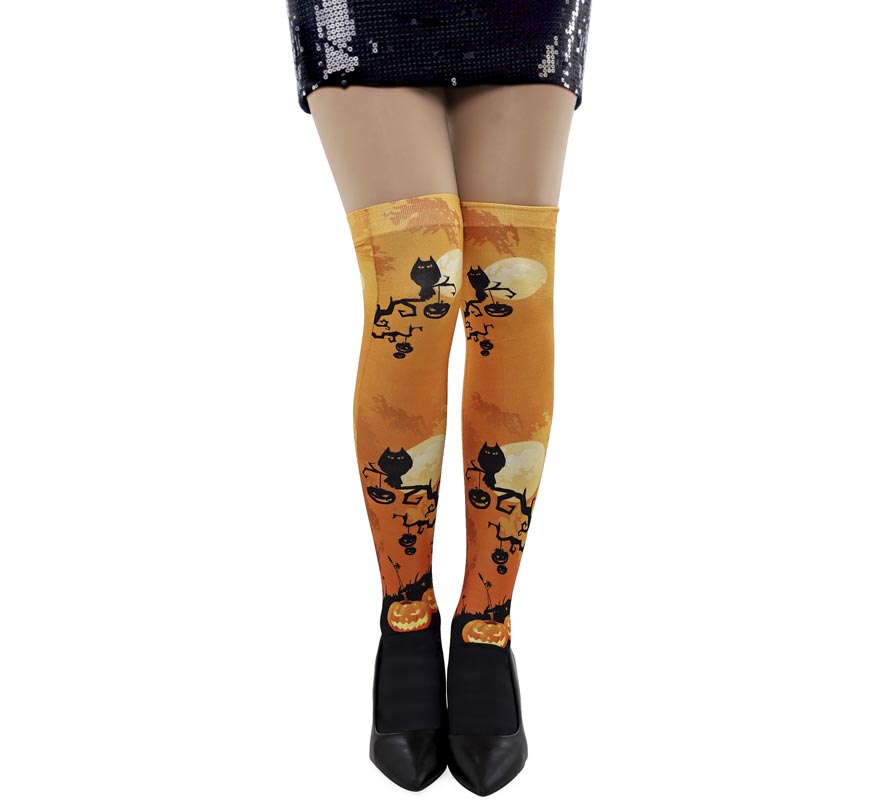 Orange Pumpkin Socks