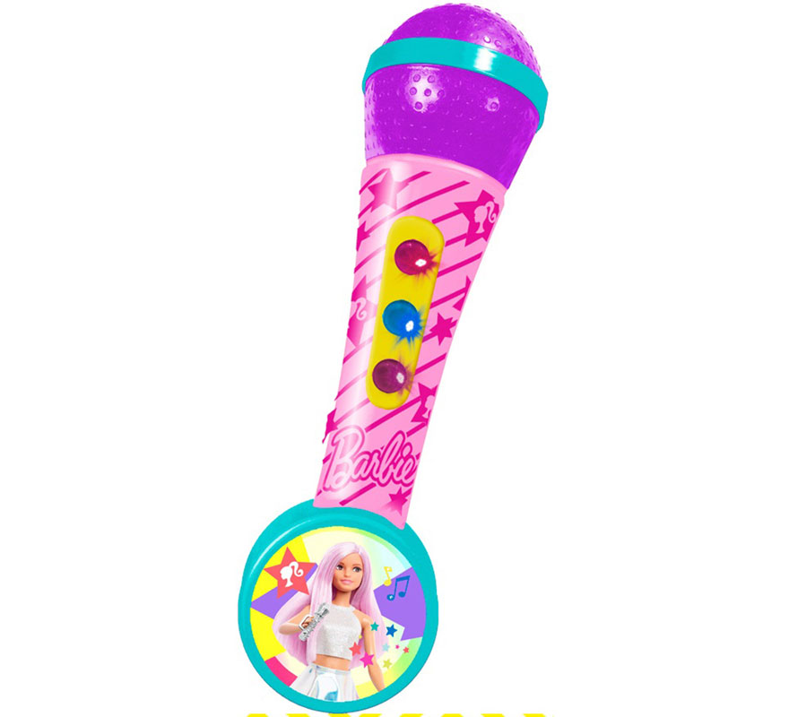 Micrófono Barbie con Amplificador y Ritmos